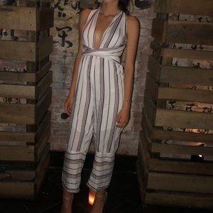 Stripped jumpsuit